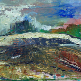 COLEMAN FIELD • YEAR: 2016 • SIZE: 16″ x 20″ • MEDIUM: Oil on Linen